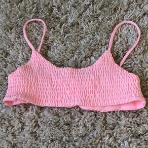 Light pink bikini top